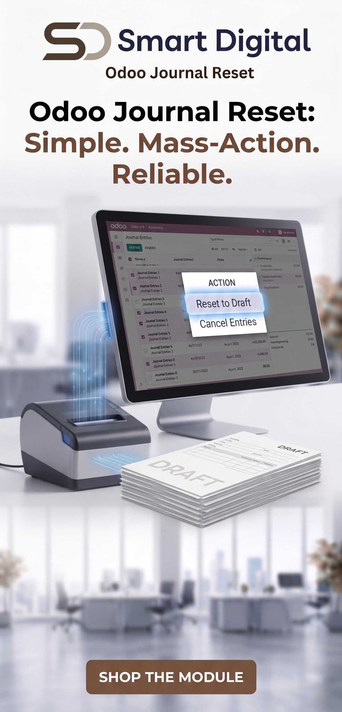 Reset Journal Only for Odoo_19